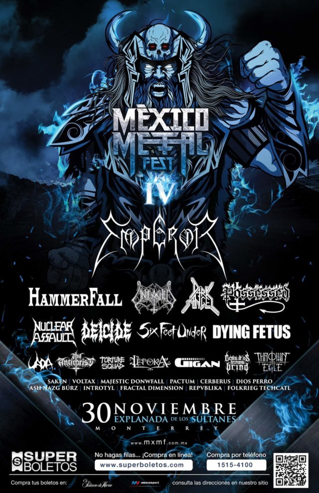 México Metal Fest 2019 Cartel, fecha, sede, boletos y más