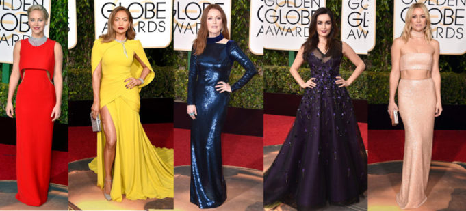 la moda en los globos de oro 2016