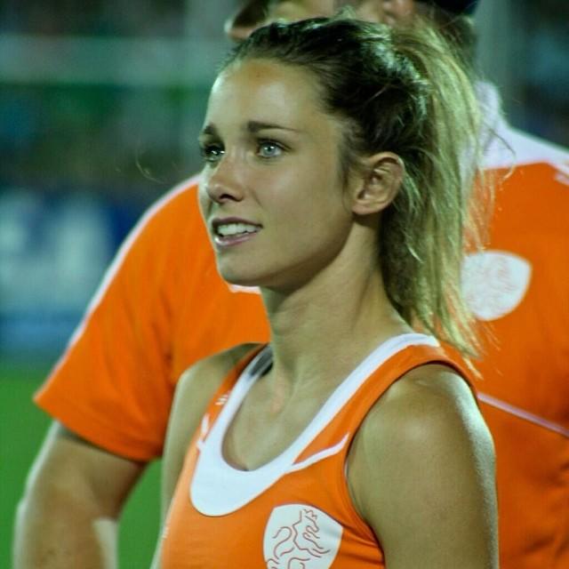 Ellen Hoog, jugadora de Hockey sobre césped de Holanda