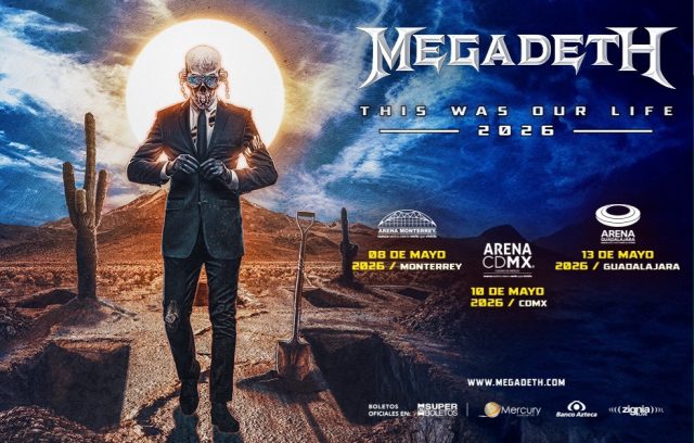 La gira de despedida de Megadeth llega a México