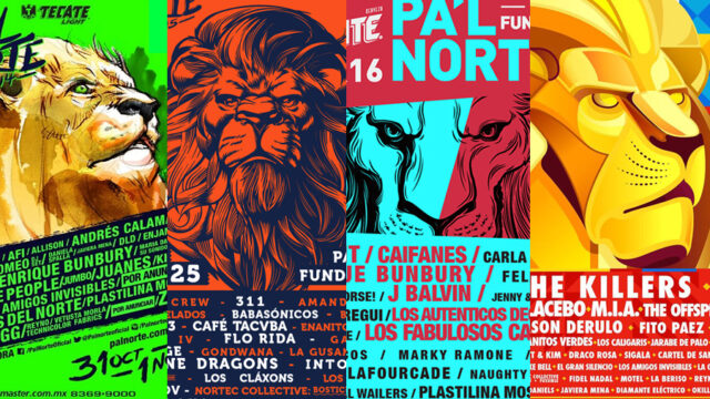 El lineup del Pa'l Norte a través de su historia