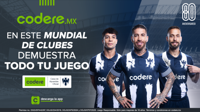 Codere Online presenta el jersey de Rayados para el Mundial de Clubes 2025