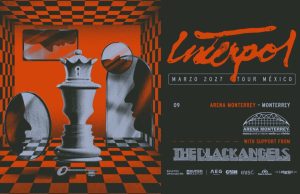 Interpol en Monterrey presentando nueva gira y álbum