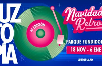 Luztopía regresa al Parque Fundidora con ‘Navidad Retro’