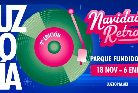 Luztopía regresa al Parque Fundidora con ‘Navidad Retro’