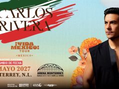 Carlos Rivera en Monterrey con el ¡Vida México! Tour